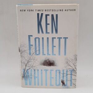 Ken Follett Whiteout Hardcover First Edition Medical Thriller Good